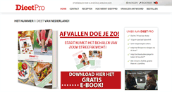 Desktop Screenshot of dieetpro.nl
